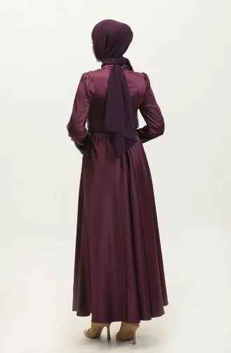 Stone Evening Dress 5762-01 Purple 5762-01