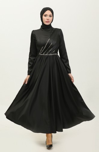 Robe De Soirée Pierre 5762-04 Noir 5762-04