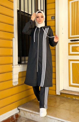 Trainingspak Met Capuchon 3077-02 Antraciet 3077-02