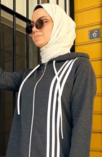 Trainingspak Met Capuchon 3077-02 Antraciet 3077-02