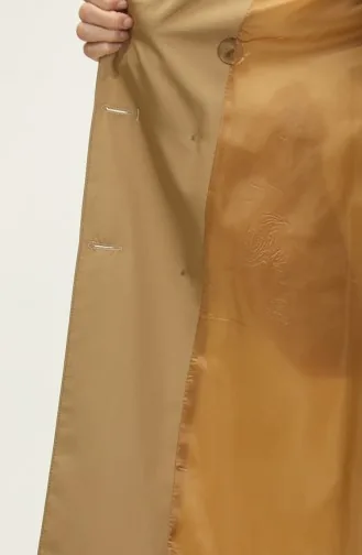 Trench Long Doublé De Saison Trois Couleurs Camel 6828.Kamel