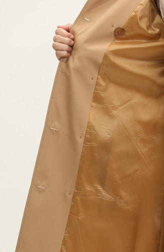 Jamila Damestrenchcoat Met Capevoering Camel 6907.kamel