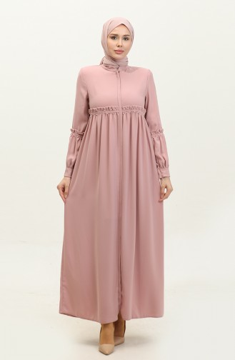 Jamila Pearled Summer Abaya-poeder 5928.