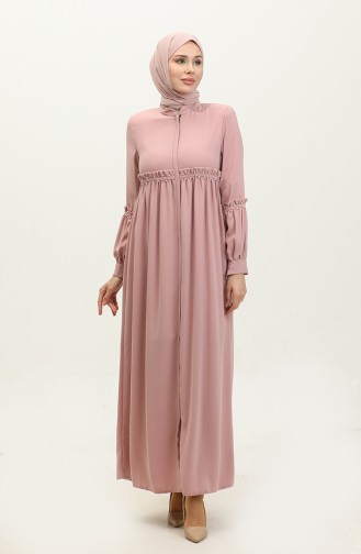 Jamila Pearled Summer Abaya-poeder 5928.