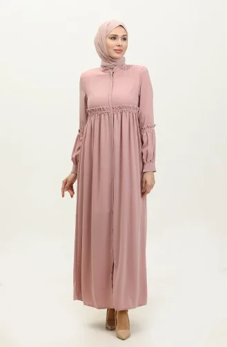 Jamila Perlée Été Abaya Poudre 5928.