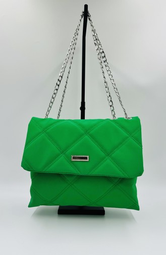 Chain Shoulder Bag 1004-04 Grass Green 1004-04