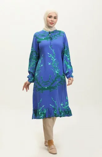 Robe Tunique Viscose 0554-03 Bleu 0554-03
