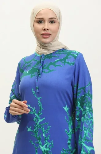 Robe Tunique Viscose 0554-03 Bleu 0554-03