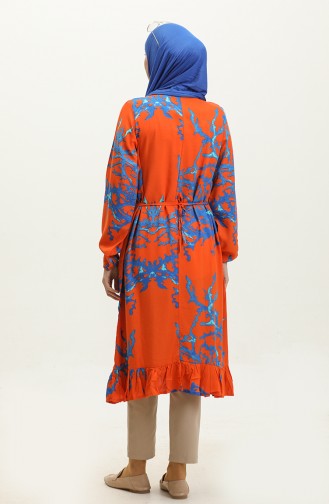Robe Tunique Viscose 0554-05 Orange 0554-05