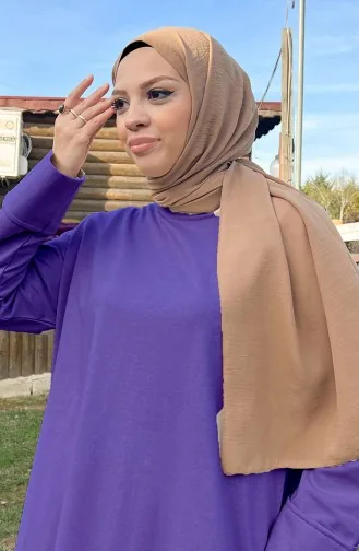 Tweedraads Trainingspak 3040-14 Donkerlila 3040-14