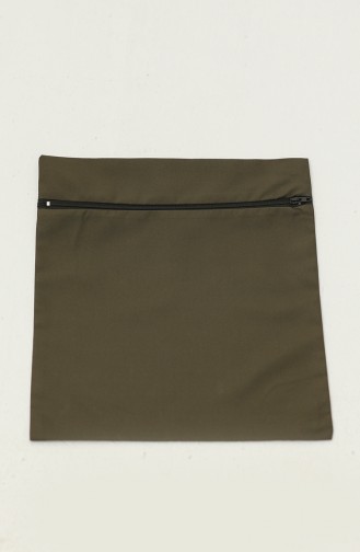 Maillot De Bain Hijab Avec Sac 5037-04 Vert Kaki 5037-04