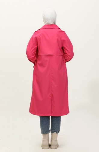 Trenchcoat Met Riem 1108-07 Roze 1108-07