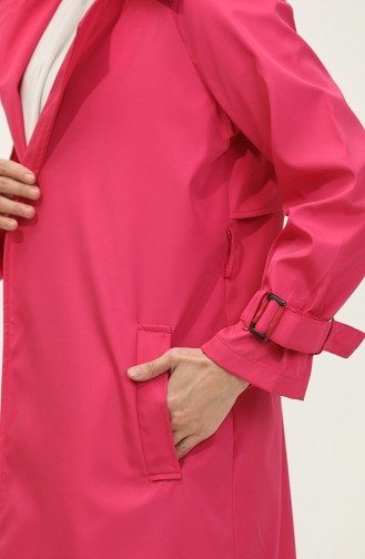 Trenchcoat Mit Gürtel 1108-07 Rosa 1108-07