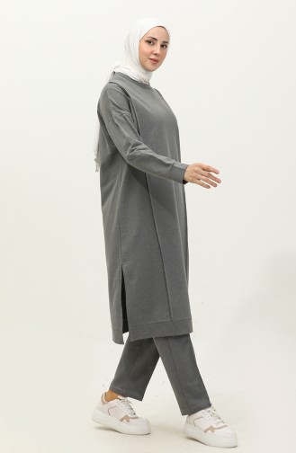 Two Thread Tracksuit Set 3018-06 Gray 3018-06