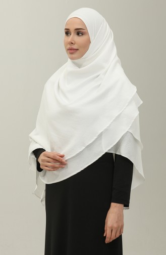 Oyya Zippered Ready-to-Wear Shawl 248502-01 White 248502-01