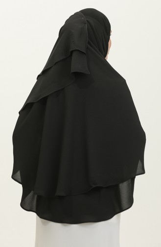 Oyya Zippered Ready-to-Wear Shawl 248502A-01 Black 248502A-01