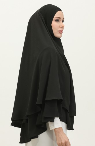 Oyya Zippered Ready-to-Wear Shawl 248502A-01 Black 248502A-01