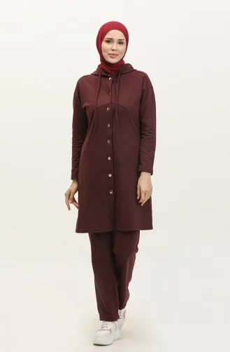 Ensemble Survêtement Double 3078-09 Prune 3078-09