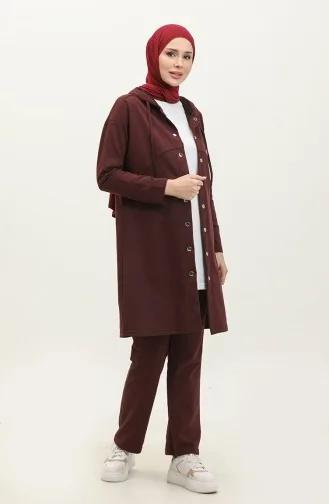 Ensemble Survêtement Double 3078-09 Prune 3078-09