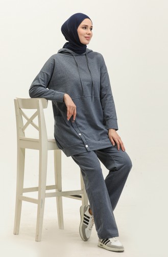 طقم رياضي ثنائي 3079-02 انديجو  3079-02