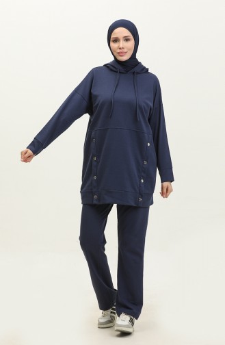 طقم رياضي ثنائي 3079-03 كحلي 3079-03