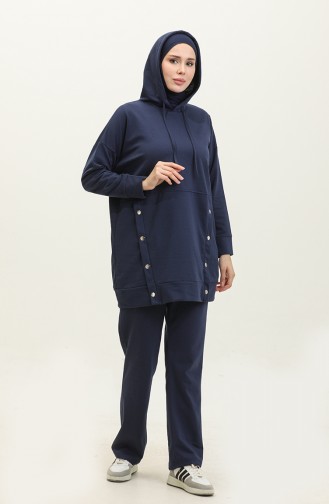 طقم رياضي ثنائي 3079-03 كحلي 3079-03