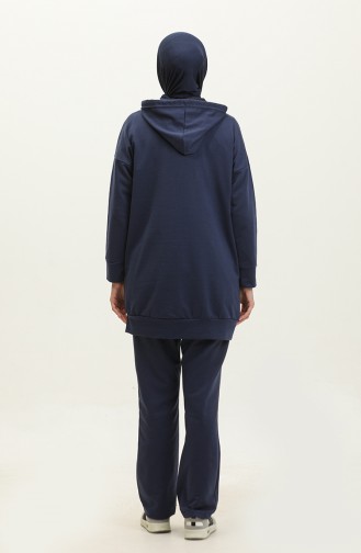 طقم رياضي ثنائي 3079-03 كحلي 3079-03