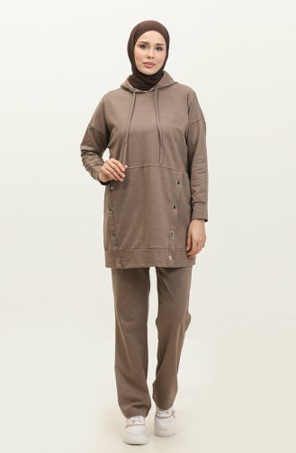 İkili Eşofman Takım 3079-04 Vizon