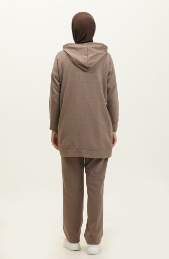 İkili Eşofman Takım 3079-04 Vizon