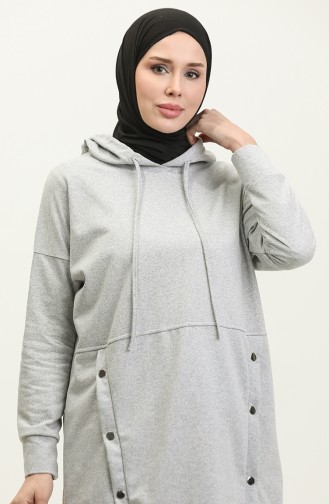 Two Piece Tracksuit Set 3079-09 Gray 3079-09