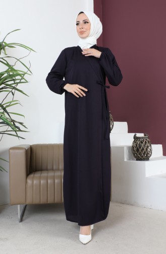 Side Tied Prayer Dress 0691-06 Purple 0691-06