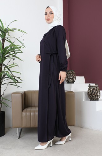 Side Tied Prayer Dress 0691-06 Purple 0691-06