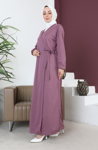 Robe De Prière Nouée Sur Le Côté 0691-07 Lilas 0691-07