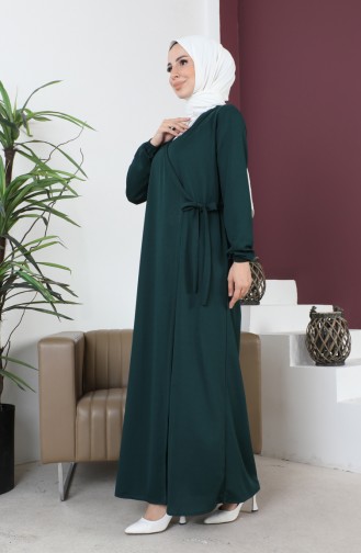 Side Tied Prayer Dress 0691-10 Emerald Green 0691-10