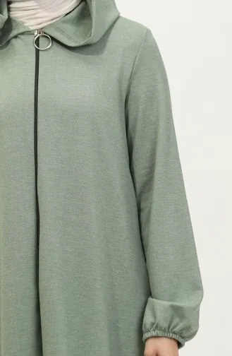 Kapüşonlu Fermuarlı Spor Kap 2023A-01 Haki