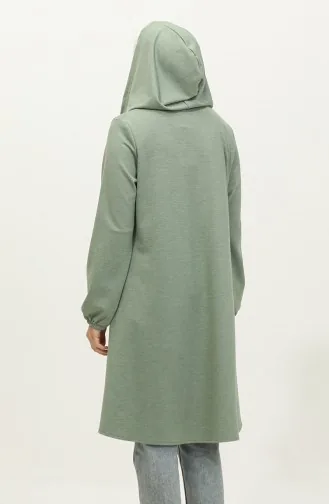 Kapüşonlu Fermuarlı Spor Kap 2023A-01 Haki