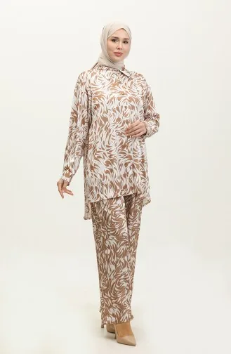 Costume à Motifs Grande Taille Vison Tk234 602
