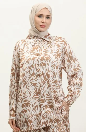 Costume à Motifs Grande Taille Vison Tk234 602