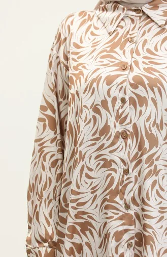 Costume à Motifs Grande Taille Vison Tk234 602