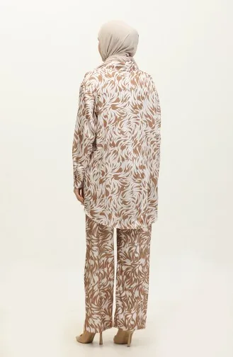 Costume à Motifs Grande Taille Vison Tk234 602