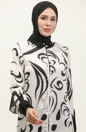 Costume Grande Taille à Motifs Noir Tk213 610