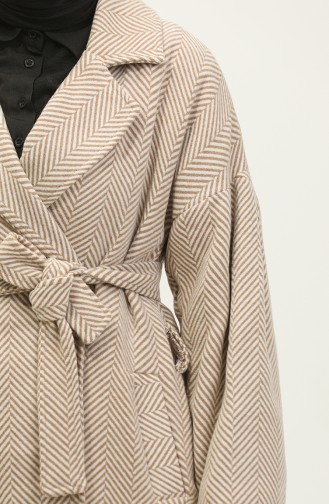 Large Size Herringbone Stamp Beige K334 657
