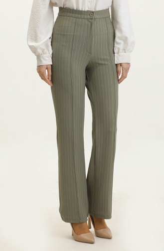 Lacing Detail Classic Pants 20042-03 Khaki 20042-03