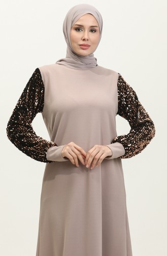 فستان سهرة لامع 0305-06 بيد 0305-06