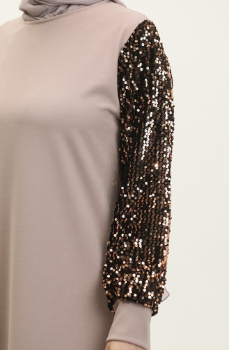 فستان سهرة لامع 0305-06 بيد 0305-06