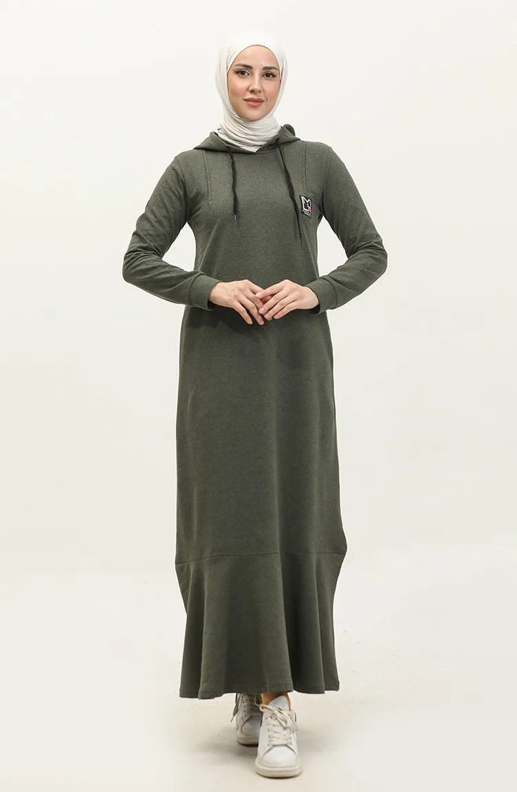 Robe Sport A Capuche Deux Fils 3019-03 Khaki 3019-03