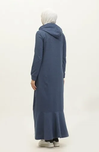 Robe Sport A Capuche Deux Fils 3019-04 Indigo 3019-04
