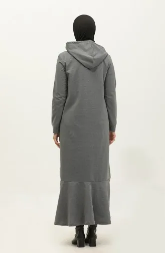 Robe Sport A Capuche Deux Fils 3019-07 Gris 3019-07