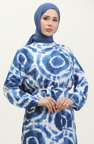Mihri Viscose Jurk 0320-01 Saks Wit 0320-01