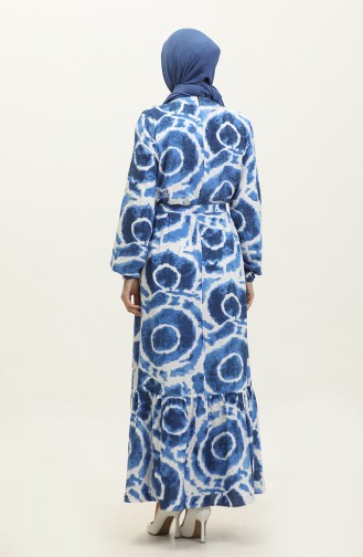 Mihri Viscose Jurk 0320-01 Saks Wit 0320-01